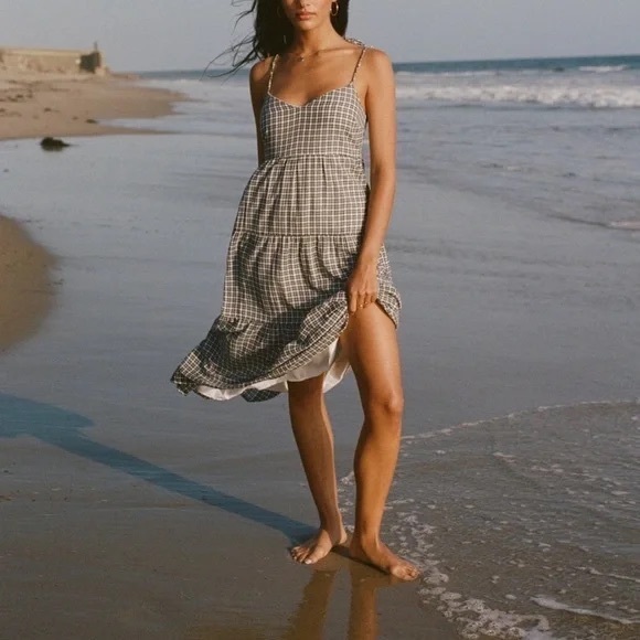 Abercrombie tiered trapeze dress Clearance